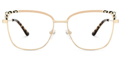 Gibbons Square Tortoise metal Glasses