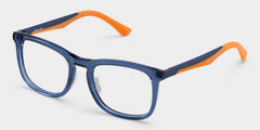 Glide Square Dark Blue acetate Glasses