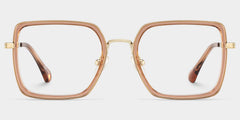 Shane Square Brown mixed Glasses