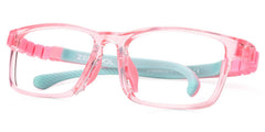 Arddin ( Age 8-12 ) Rectangle Pink TR90 Glasses