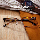 Ryan Rectangle Tortoise mixed Glasses