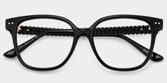 Clara Cat eye Black mixed Glasses