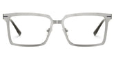 Sharma Rectangle Silver metal Glasses