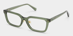 Remy Rectangle Green acetate Glasses