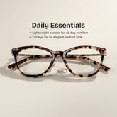 April Cat eye Tortoise acetate Glasses