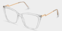 Corlette Cat eye Clear mixed Glasses