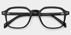 Josh Rectangle Black TR90 Glasses