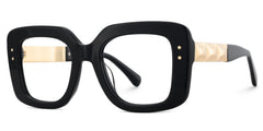 Yary Square Black mixed Glasses