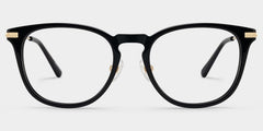 Laura Square Black mixed Glasses