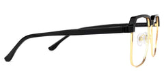 Cherron Browline Black-Gold mixed Glasses