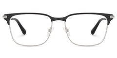 Marshall Browline Grey Silver metal Glasses