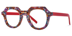 Jameica Geometric Floral acetate Glasses