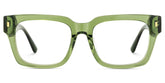 Fulford Rectangle Green acetate Glasses
