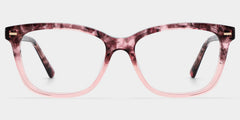 Sawyer Rectangle Pink acetate Glasses
