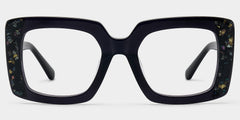 Sable Square Black acetate Glasses