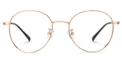 Ringstaff Round Rose-Gold metal Glasses