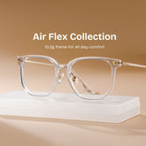 Eve Rectangle Clear mixed Glasses