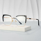 Jesmin Square Black mixed Glasses