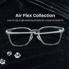 Lily Rectangle Clear TR90 Glasses
