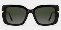 Neon Square Black acetate Glasses