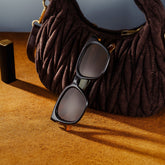 Lyric Rectangle Black Yellow TR90 Glasses