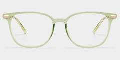 Florence Rectangle Green acetate Glasses