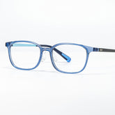 Lane ( Age 13-19 ) Rectangle Blue Clear TR90 Glasses