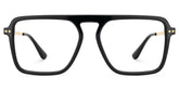 Briannie Aviator Black mixed Glasses