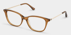 Finch Rectangle Brown mixed Glasses