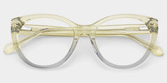 Kiera Cat eye Green acetate Glasses