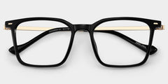 Archer Rectangle Black mixed Glasses