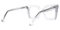 Khadra Square Clear acetate Glasses