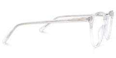 Kasey Round Clear acetate Glasses