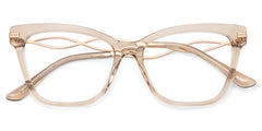 Mason Cat eye Beige mixed Glasses