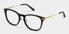 Laura Square Black mixed Glasses