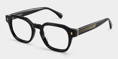 Hope Round Black acetate Glasses