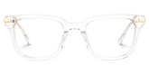 Kellie Rectangle Clear acetate Glasses