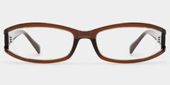 Willow Rectangle Brown TR90 Glasses