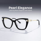 Victor Cat eye Black mixed Glasses