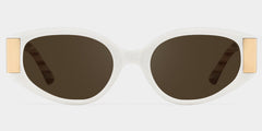 Havana Geometric White Brown TR90 Glasses