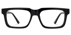 Larsen Rectangle Black acetate Glasses