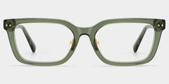 Remy Rectangle Green acetate Glasses