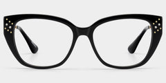 Alma Butterfly Black acetate Glasses