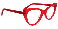 Charis Cat eye Red acetate Glasses