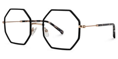 Griffith Geometric Black metal Glasses