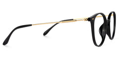 Judsy Round Black TR90 Glasses
