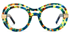Texidor Round Blue-Tortoise acetate Glasses