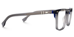 Davila Rectangle Gray acetate Glasses