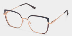 Grasso Square Two-Tone metal Glasses