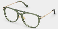 Isabelle Aviator Green mixed Glasses